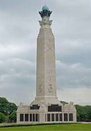 The Plymouth Naval Memorial, where Alan Raymond Hodgson is commemorated.