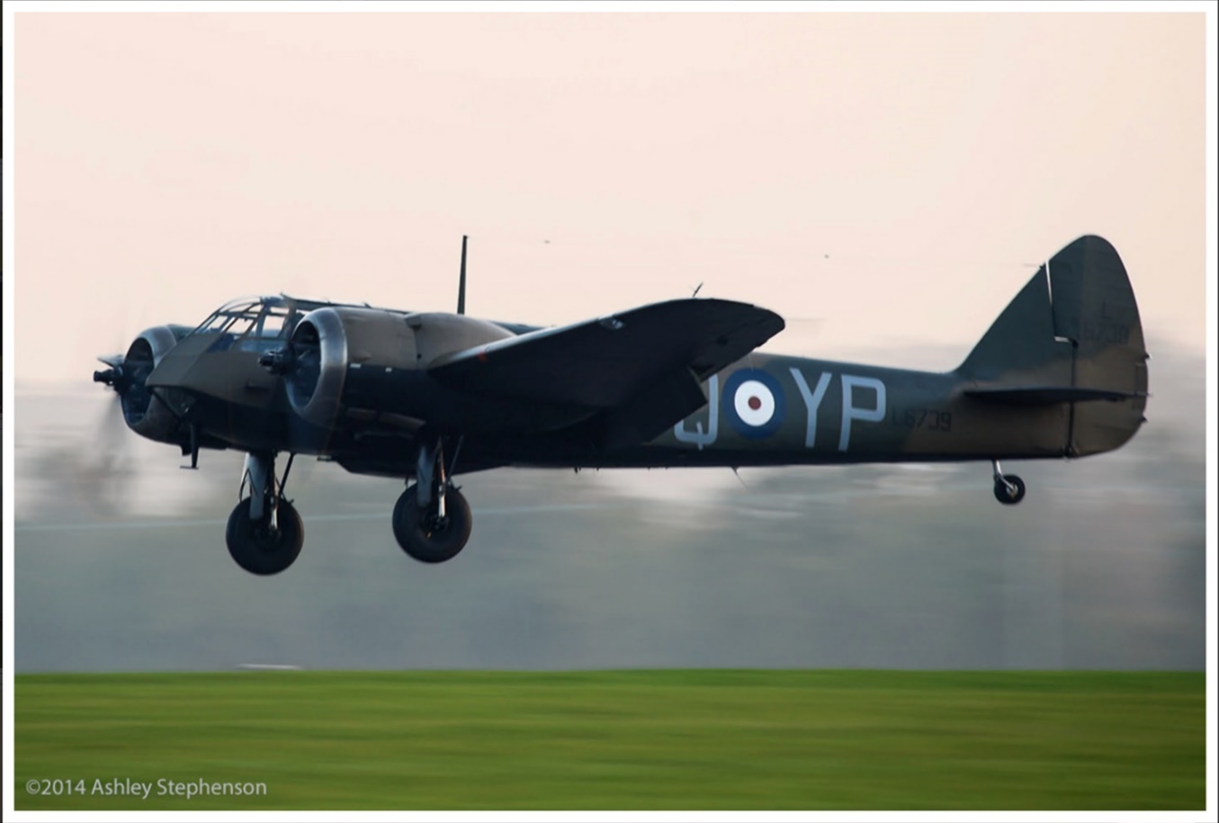 A Bristol Blenheim bomber, the type Miles flew with 53 Squadron. Photo ©2014 Ashley Stephenson.